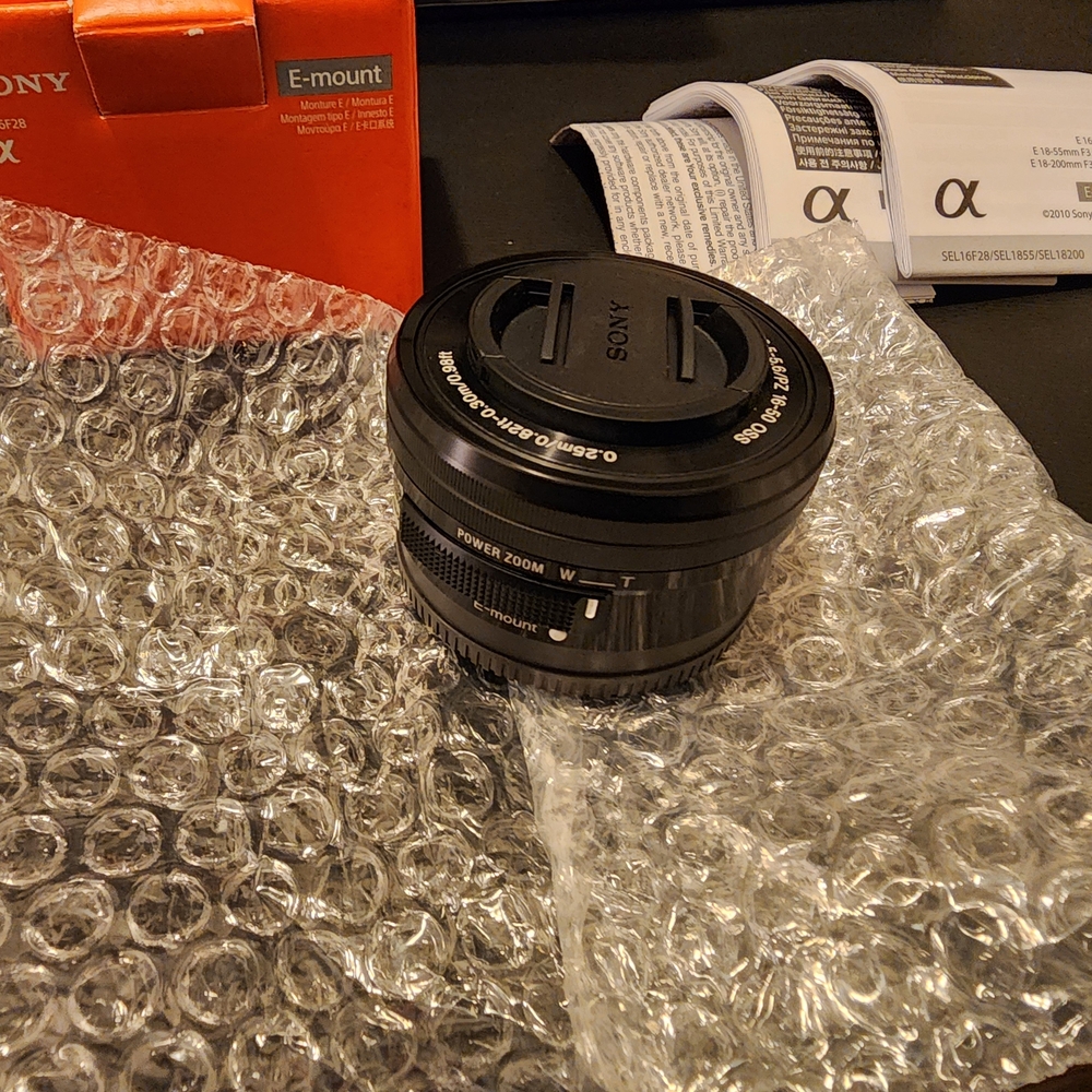 Sony Black E-mount Power Zoom Lens